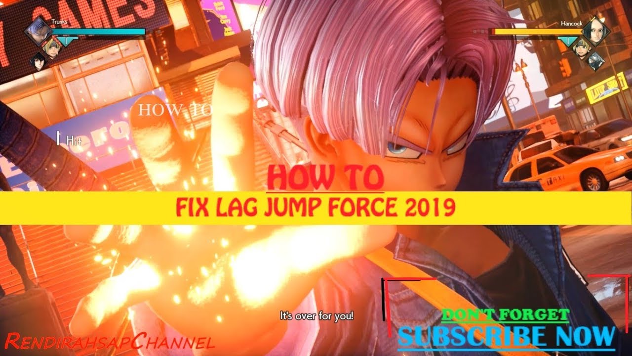 HOW TO FIX LAG JUMP FORCE !!