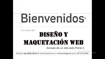 Diseño y maquetación web - Armado de un sitio web (html - Css)