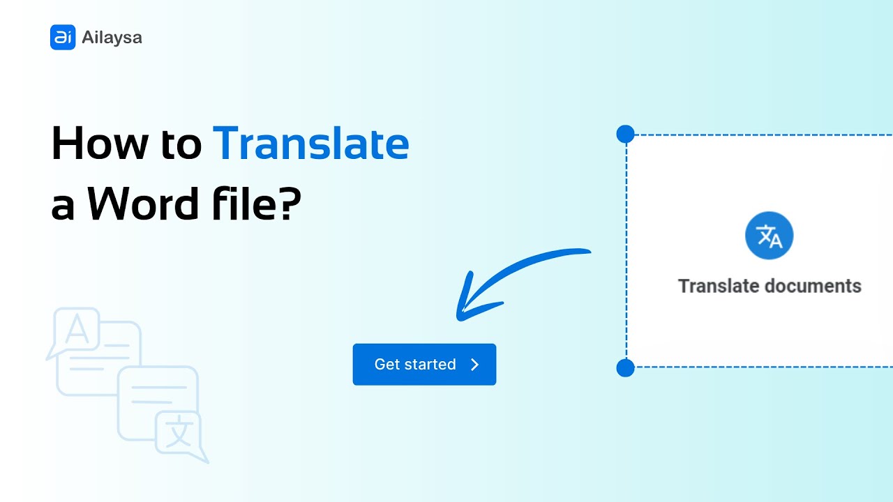 Translate File Word How to Translate a word file - YouTube