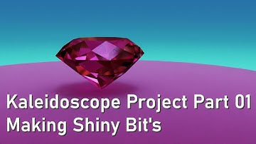 Kaleidoscope Project Part 01/ Making Shiny Bits (Gem, Rhinestone, Diamond ) in Blender 3.1