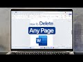 How to Delete ANY Page in Word — Blank or Content Page