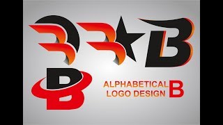 Coreldraw Tutorial Alphabetical Logo Design B