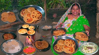 Bihari Sattu ka Paratha Sattu ki bhabari With Traditional Tamatar Ki Chatni असली बिहारी सत्तू पराठा