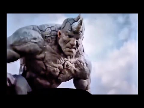 kraven vs Rhino scene | KRAVEN THE HUNTER .