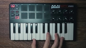 Akai mpk mini —  trap beat session #2