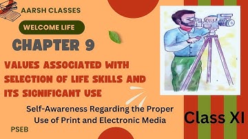 Class 11 PSEB Welcome Life(English book)-Chapter 9 Print and electronic media #pseb #printmedia