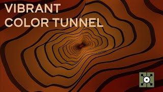 Vibrant Color Tunnel - TouchDesigner Tutorial 007