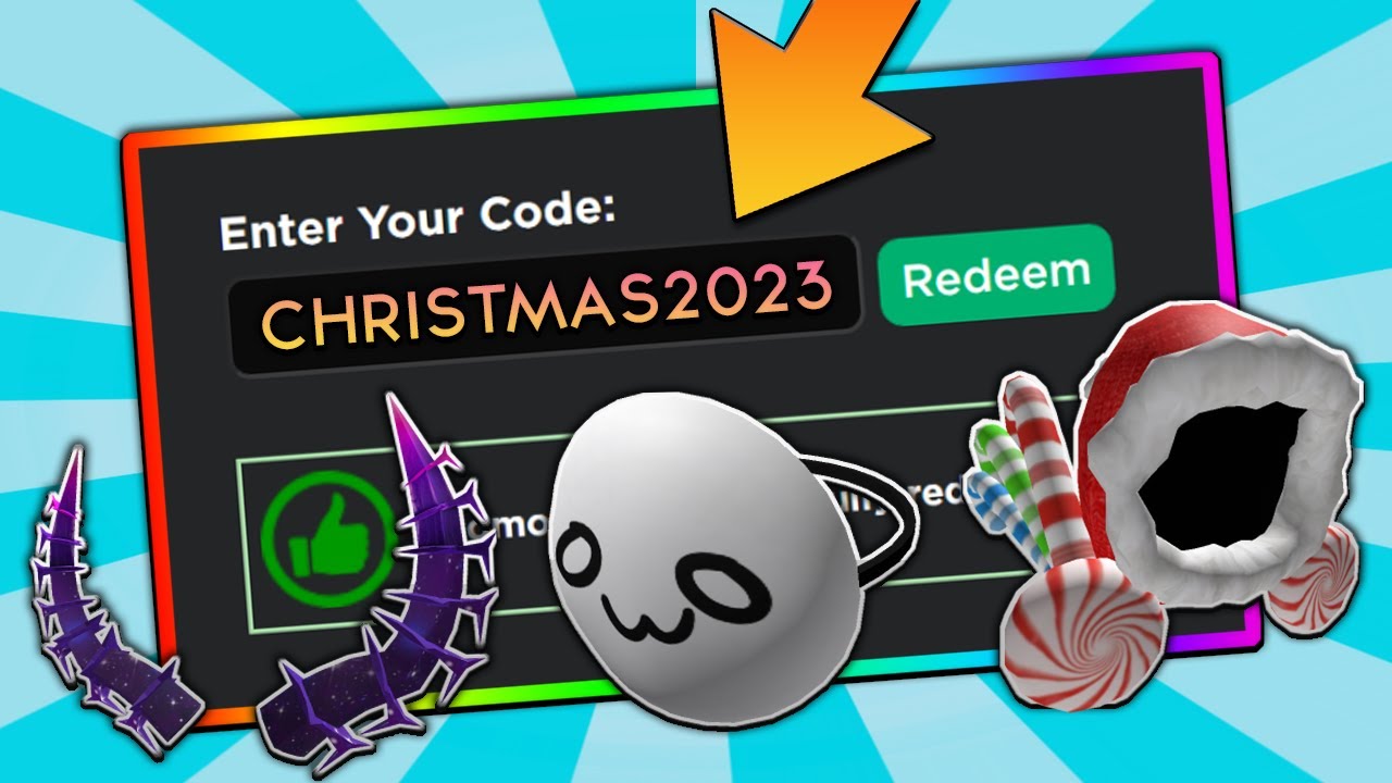 8 NEW CODES!* ALL CHRISTMAS 2023 Roblox Promo Codes For ROBLOX FREE Items  and FREE Hats! (UPDATED!) 