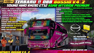 UPDATE BUSSID V4.2!! OBB BUSSID V4.2 TERBARU SOUND HINO RM280 PREMIUM AZZALEA GRAFIK SUPER HD 4K