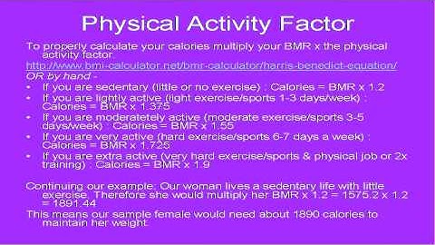 Feel Great in Eight -- Week 2: Weight Loss -- Learning About BMR to Calculate Your Calories