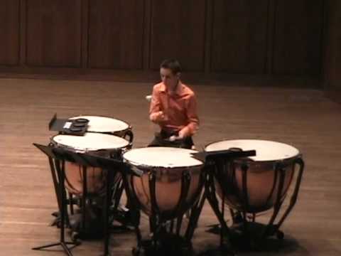 march from 8 pieces for timpani elliot carter youtube