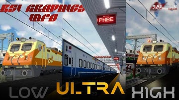 RSI Graphics setting Update for different devices #RSI #railwaysimulatorindia