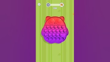 Realistic Pop It Game- Very Satisfying and Relaxing ASMR Slicing Video #asmrslicing #relaxing #games