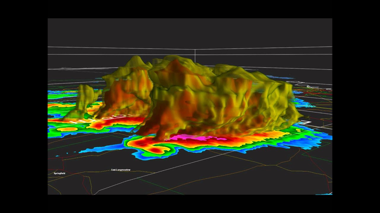 3D View of Tornado - YouTube