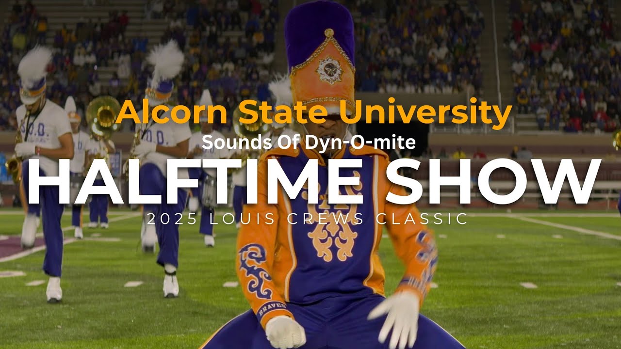 Alcorn State "Sounds Of Dyn-O-mite" Halftime Show | 2025 Louis Crews Classic | 4K 2160p 🔥🎥🎬