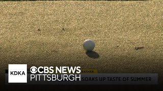 Pittsburghers soak up day of summer-like temperatures in April