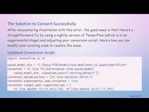 How to Successfully Convert saved_model.pb to model.tflite Using TensorFlow 2.2.0
