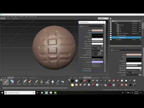 Mudbox 13 10 Material Properties   Bump Map