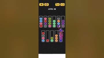 Ball sort puzzle. Level 56.