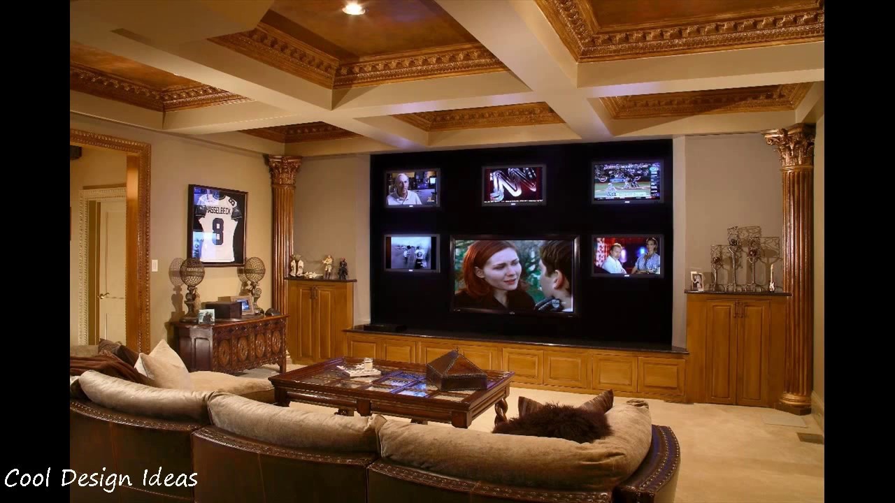 Living Room Home Theater Room Design Ideas - YouTube