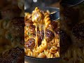 Creamy Sausage Mac & Cheese. #recipe #easyrecipes #easyrecipe #cheesypotatoes #cooking #food