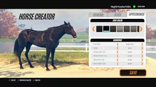 DARKNESS Custom Creation Horse PharLap Horse Racing Challenge
