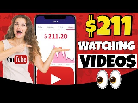 Заработайте $ 211,20, просматривая видео на YouTube (бесплатн...