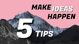 Scott Belsky: How to Make Your Ideas Happen