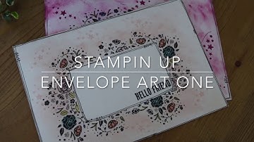 Stamping Up Envelope Art One