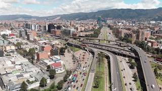 Volando en Drone, Mavic Air,4K ,Puentes Calle 92, 30 de nov 2018,Bogota,Colombia