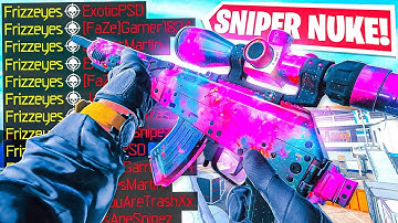 the LONGBOW is the BEST SNIPER in MW3.. SNIPER NUKE! (Best "LONGBOW" Class Setup) - Modern Warfare 3