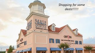 Shopping for some deals at the North Georgia Premium Outlets in Dawsonville, GA.