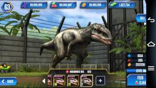 Jurassic world the game - Indominus Rex level 40