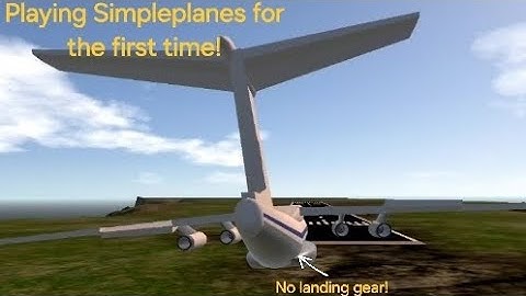 Playing Simpleplanes for the first time!