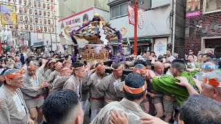 AsakusaJapan　浅草・三社祭　お祭り外国人で溢れる東京（浅草～スカイツリー）4K　2024/5/18