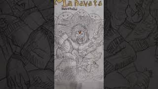 narshimha🙏🏻 #art #subscribemychannel #like#viral #ytshorts #god #drawing #sketch #narsimha #youtuber