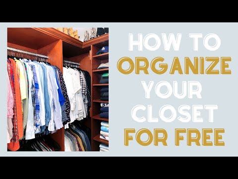Come organizzare il vostro armadio gratuitamente