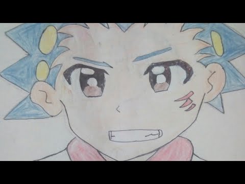 رسم شهاب من مسلسل بي باتل برست خطوه بخطوه 