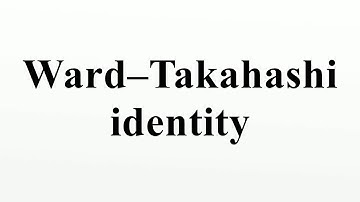 Ward–Takahashi identity