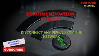 Deauthentication attack(disconnect any device from the network.