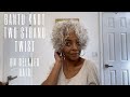 HAIR | BANTU KNOT TWO STRAND TWISTS ON RELAXED HAIR