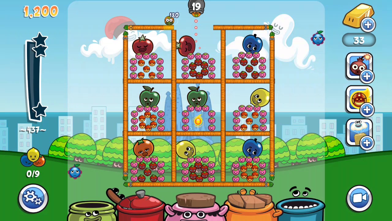 papa pear saga level 437 no boosters NEW - YouTube