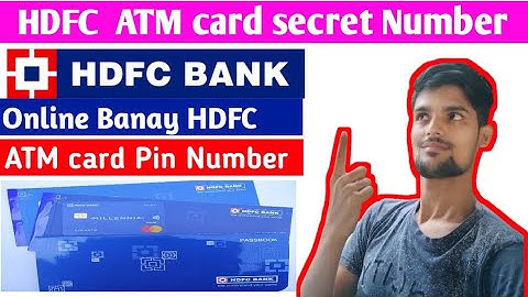 How to change online HDFC ATM Card pin/HDFC ATM pin Online kaysay banay/HDFC internet banking