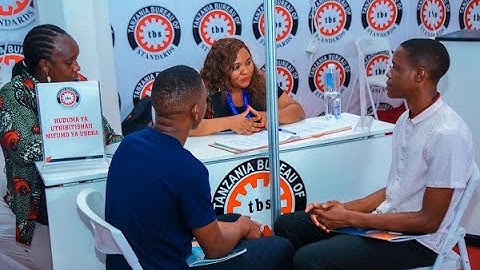 TBS WATOA HUDUMA KWA WAJASIRIAMALI , WAFANYABIASHARA NA WADAU SABASABA .