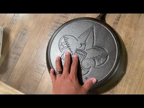 Lodge 12'' Boy Scout Cast Iron Skillet