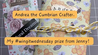 My #wingitwednesday prize from Jenny @JennysCraftyCorner