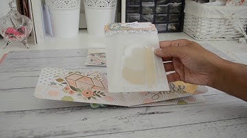 PROJECT ONE - Easy Flipbook with pockets using one 12x12 paper - TUTORIAL