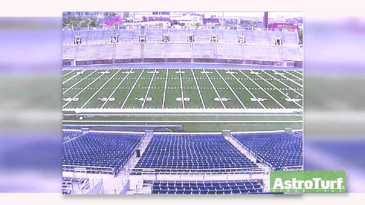 Finley Stadium - AstroTurf Installation Time Lapse