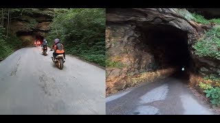 Motorcycle ride to Red River Gorge through Nada Tunnel