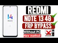 Redmi Note 13 4G FRP bypass | bypass FRP Redmi note 13 4G without PC new method 2026